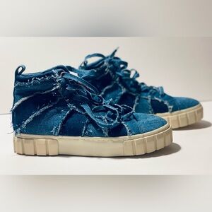FARM Rio Blue Denim Sneakers